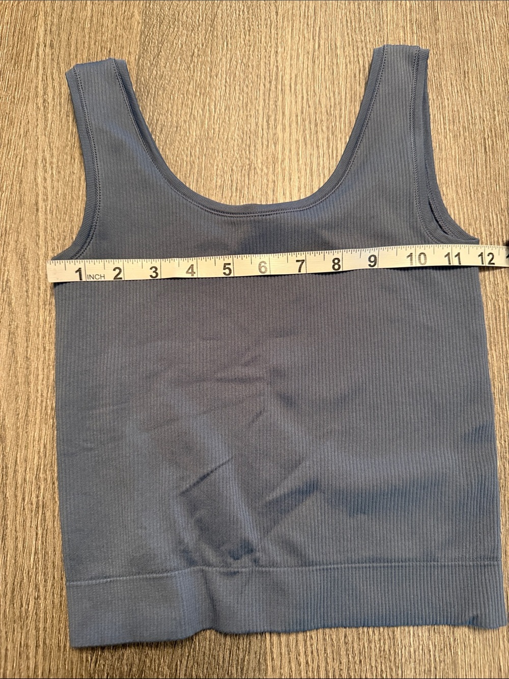 Athleta Girls Blue Ribbed Tank Top - Picture 5 of 6